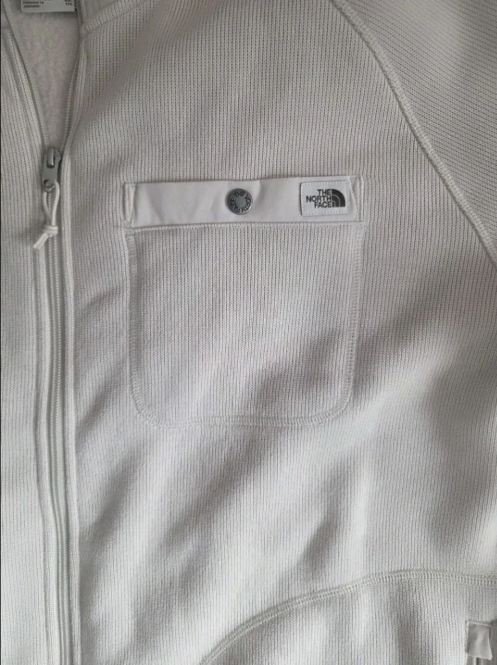 The North Face Men’s Gordon Lyons Cream Full Zip Fleece Jacket NWOT! XXL